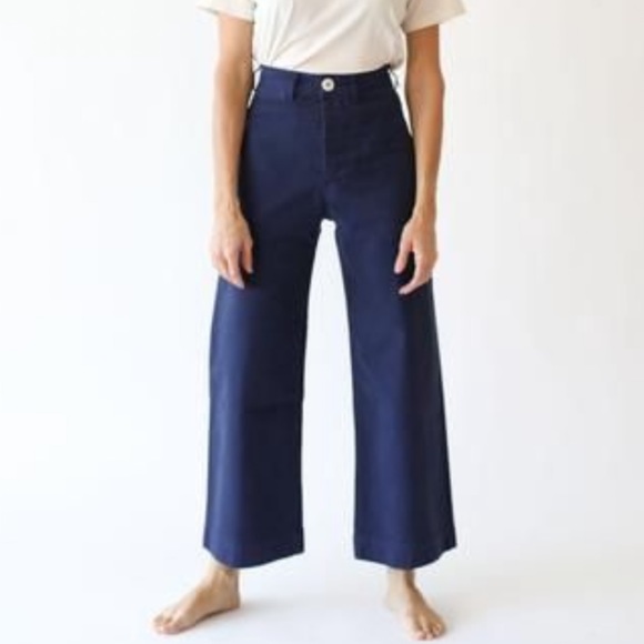 Jesse Kamm sailor pants in Midnight Blue size S (old size = 2/4) hemmed - Picture 3 of 5